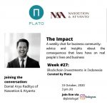 Daniel Radityo broadcast with Plato Legal Blockchain Investments in Indonesia