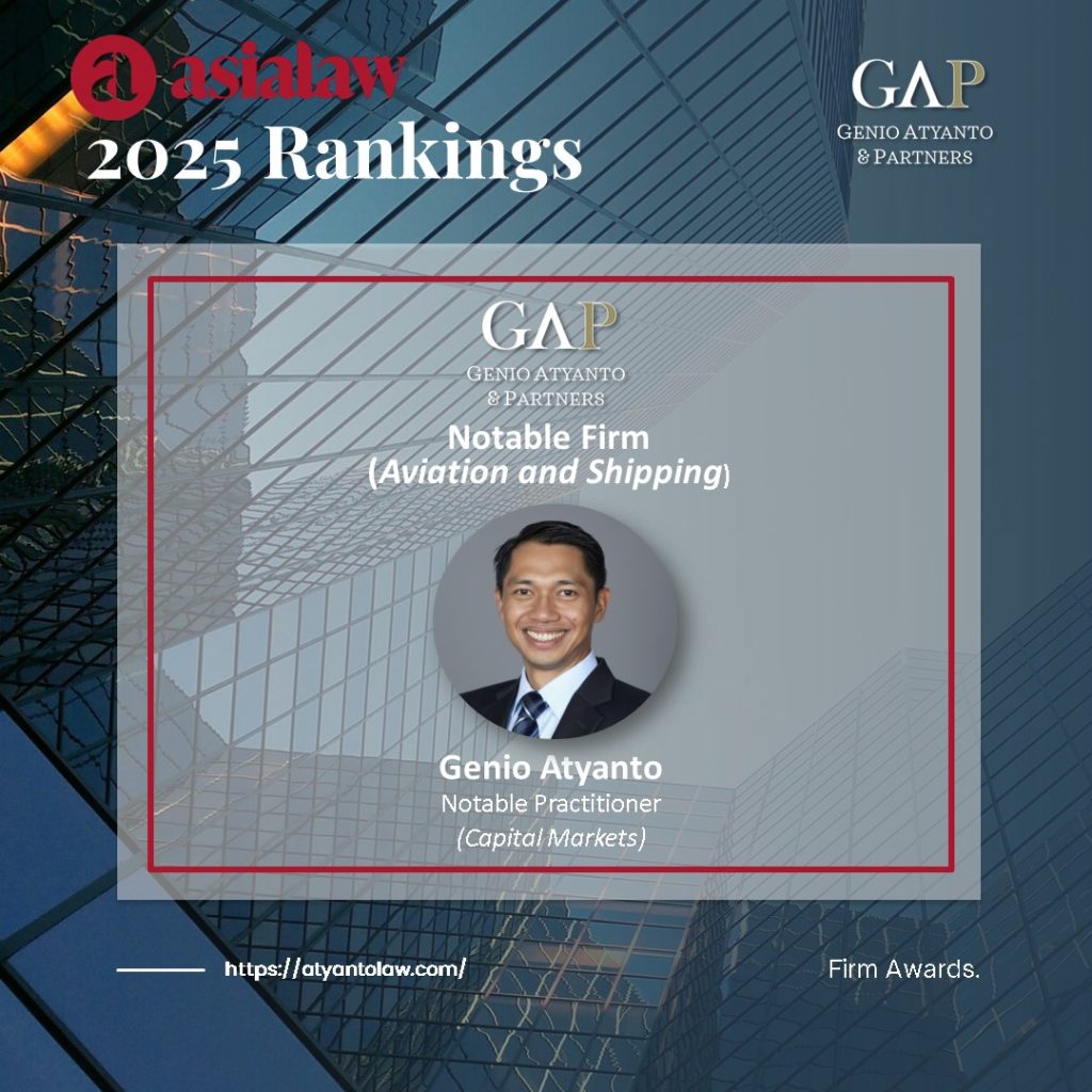 News: Genio Atyanto & Partners and our Partner Genio Atyanto are Recognised in asialaw 2025 Rankings